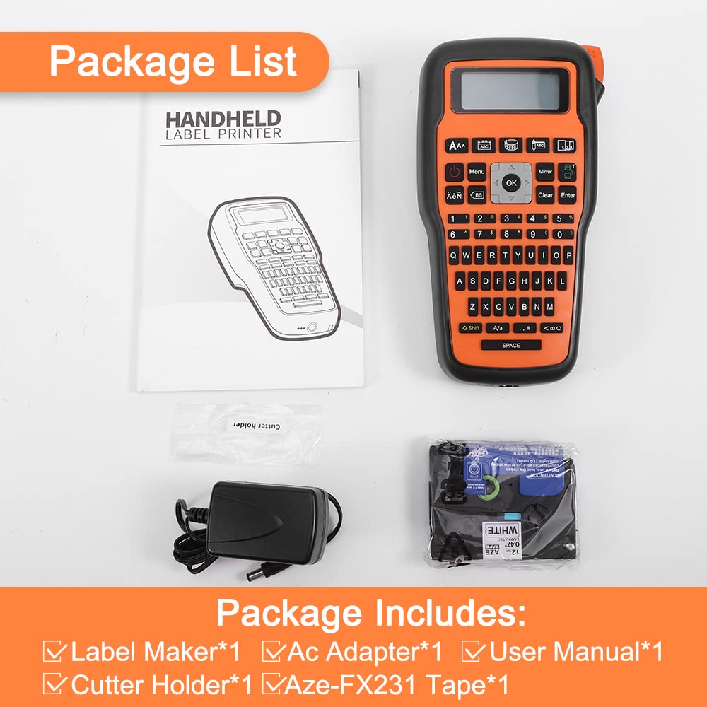 HANDHELD LABEL PRINTER ORANGE E1000 PRO thumbnail 17