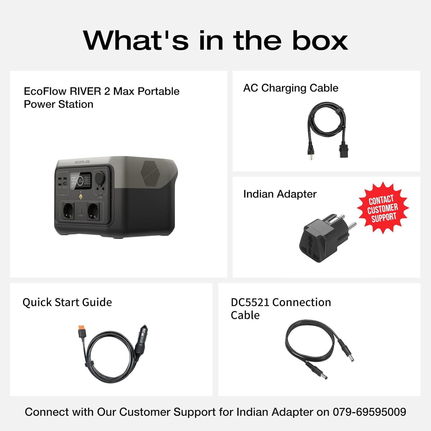 ECOFLOW RIVER 2 MAX PORTABLE POWER STATION 512WH EFR610 thumbnail 9