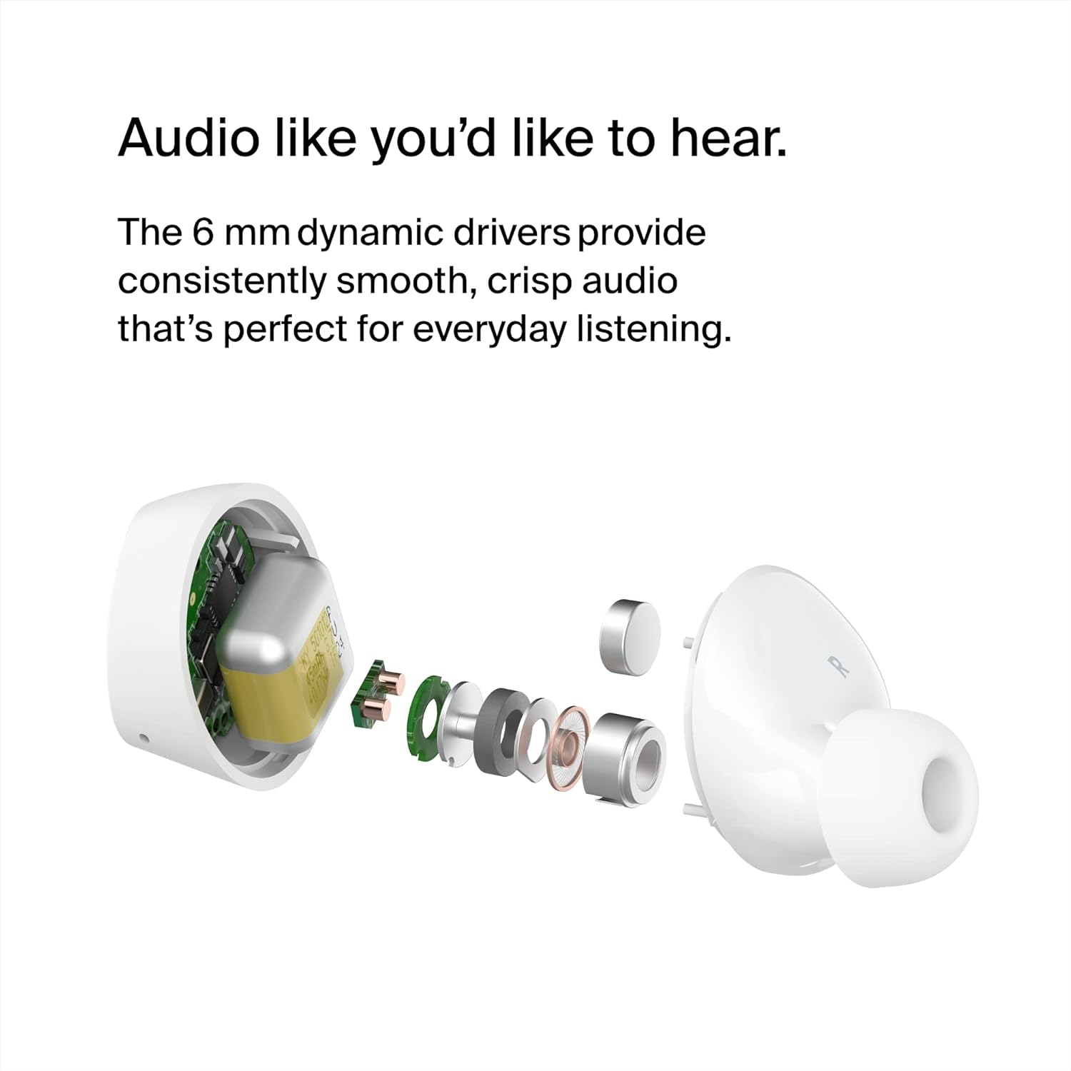 BELKIN SOUNDFORM BOLT TRUE WIRELESS EARBUDS WHITE AUC009BTWH thumbnail 10