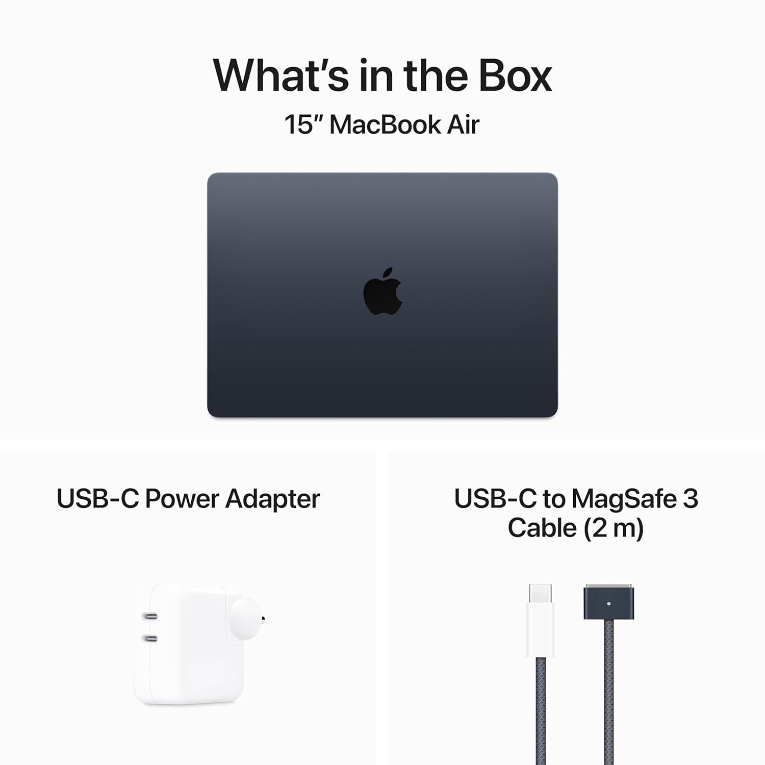 APPLE MACBOOK AIR 15 INCH M3 CHIP WITH 8 CORE CPU 10 CORE GPU 16GB 512GB MIDNIGHT ARABIC MXD43 thumbnail 11