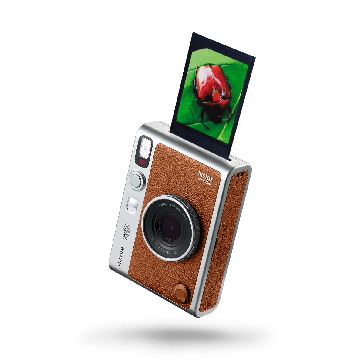 FUJIFILM INSTAX MINI EVO HYBRID INSTANT CAMERA BROWN thumbnail 5