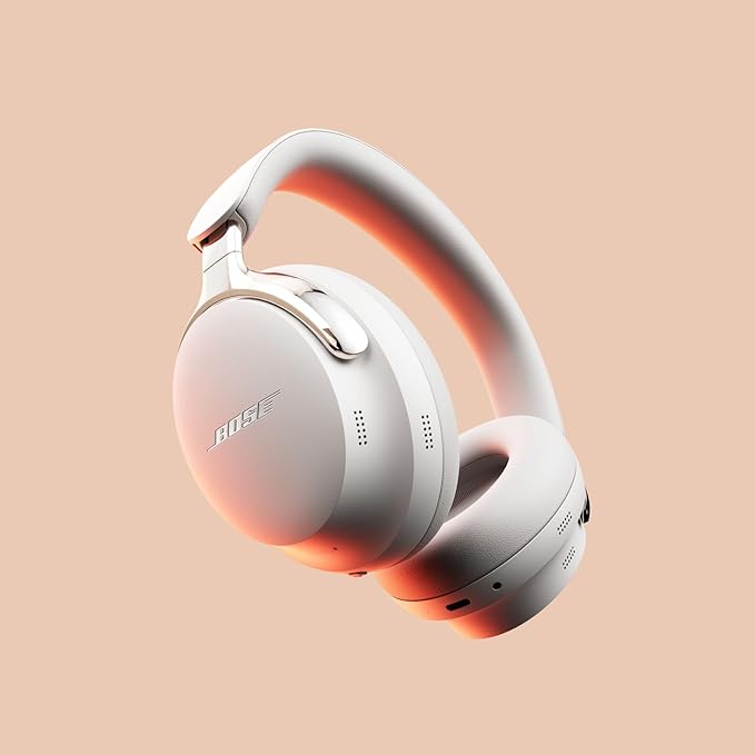 BOSE QUIETCOMFORT ULTRA 5V WIRELESS NOISE CANCELING HEADPHONES 2ND GEN WHITE 890101-0200 thumbnail 7