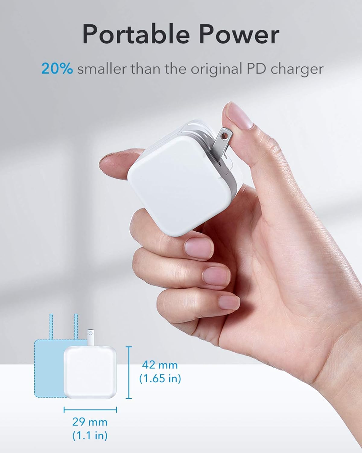 ESR 20W MINI PD CHARGER WITH TYPE C CABLE WHITE thumbnail 15