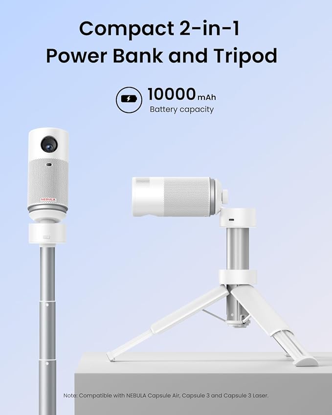 ANKER NEBULA CAPSULE POWERBANK TRIPOD WHITE D0731121 thumbnail 10