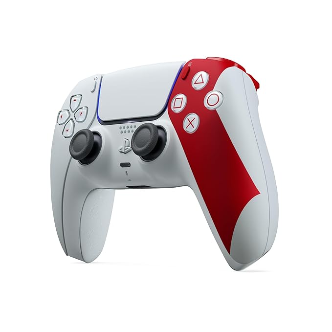 SONY PS5 GOD OF WAR LIMITED EDITION DUAL SENSE WIRELESS CONTROLLER RED WHITE CFI-ZCT1W thumbnail 7