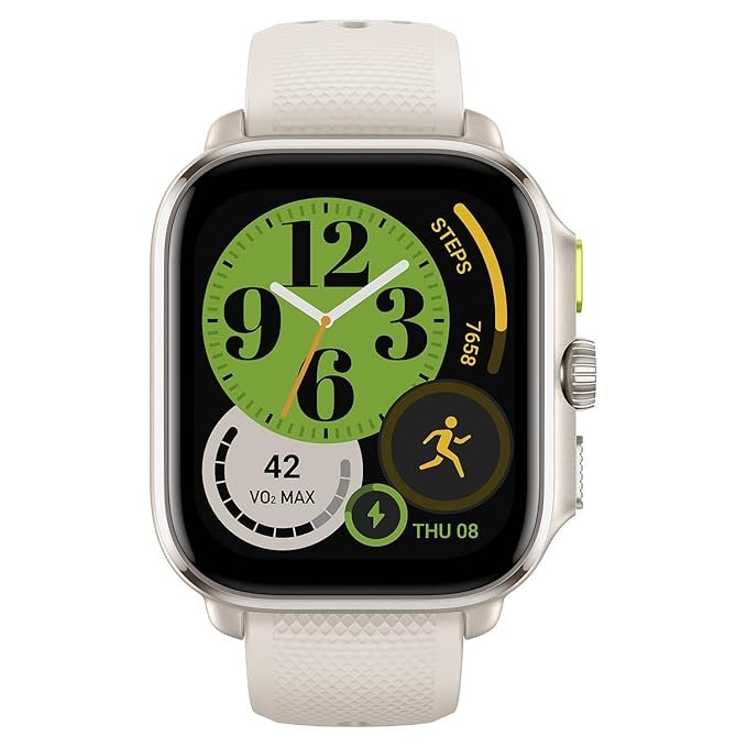 Amazfit Cheetah 47mm Smart Watch (Square, A2294) - Winner Champagne, GPS, Fitness Tracking thumbnail 7