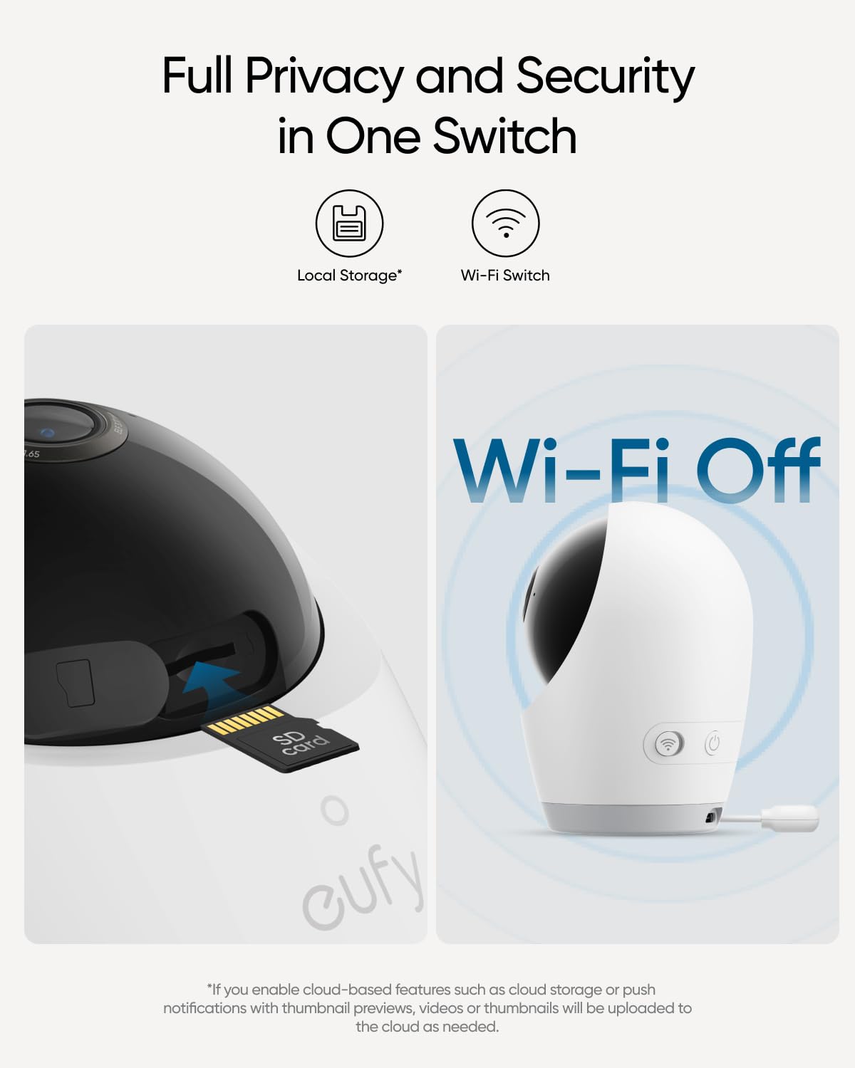 EUFY CAM E21 BABY MONITOR WHITE E8354221 thumbnail 13