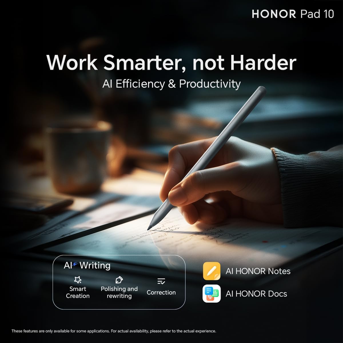 HONOR PAD 10 PAPERMATTE DISPLAY 8+256GB GREY WITH SMART BLUETOOTH KEYBOARD HEY3-W00 thumbnail 12