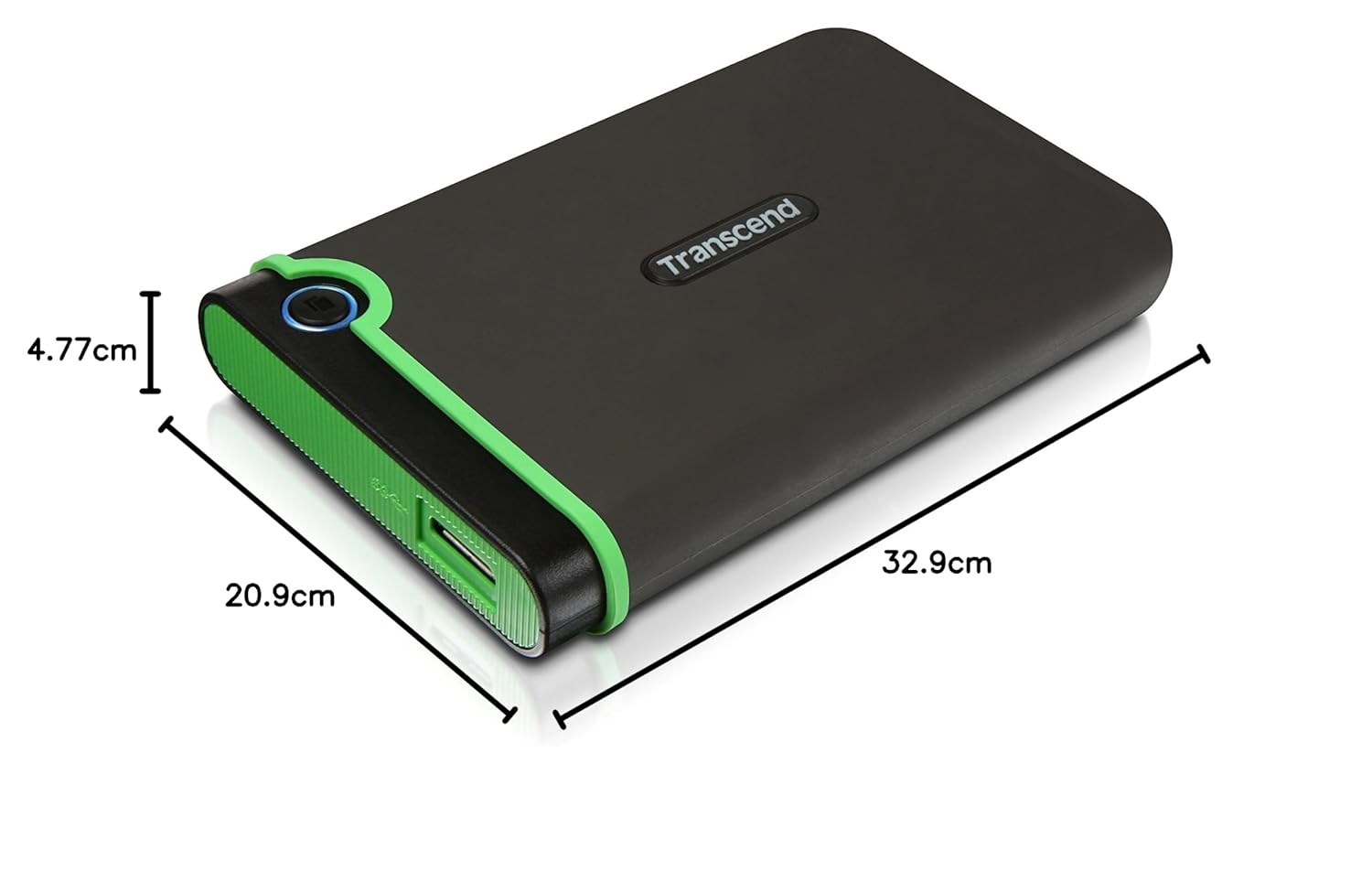 TRANSCEND 2TB EXTERNAL HDD M3S USB 3.0 BLACK TS2TSJ25M3S thumbnail 5