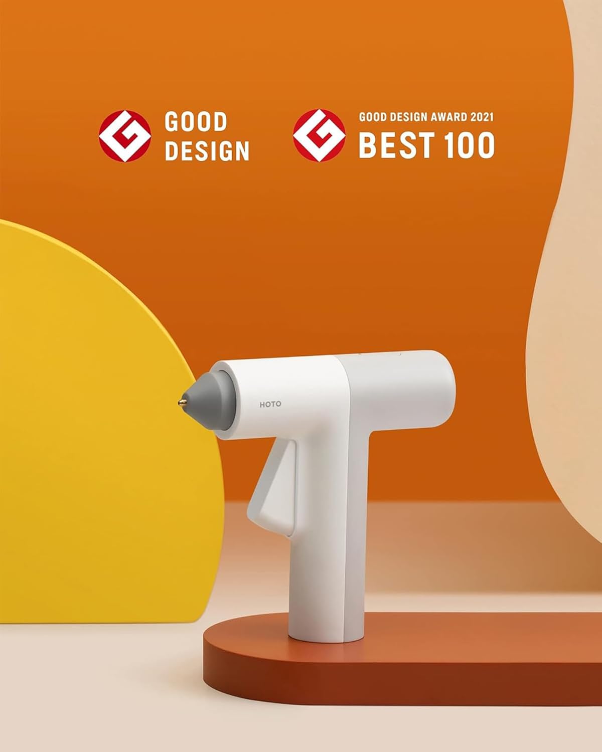 HOTO LITHIUM GLUE GUN WHITE GRAY QWRJQ001 thumbnail 2