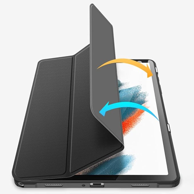 DUXDUCIS TOBY SAMSUNG TAB A9 BOOK CASE BLACK TOBY0187 thumbnail 8
