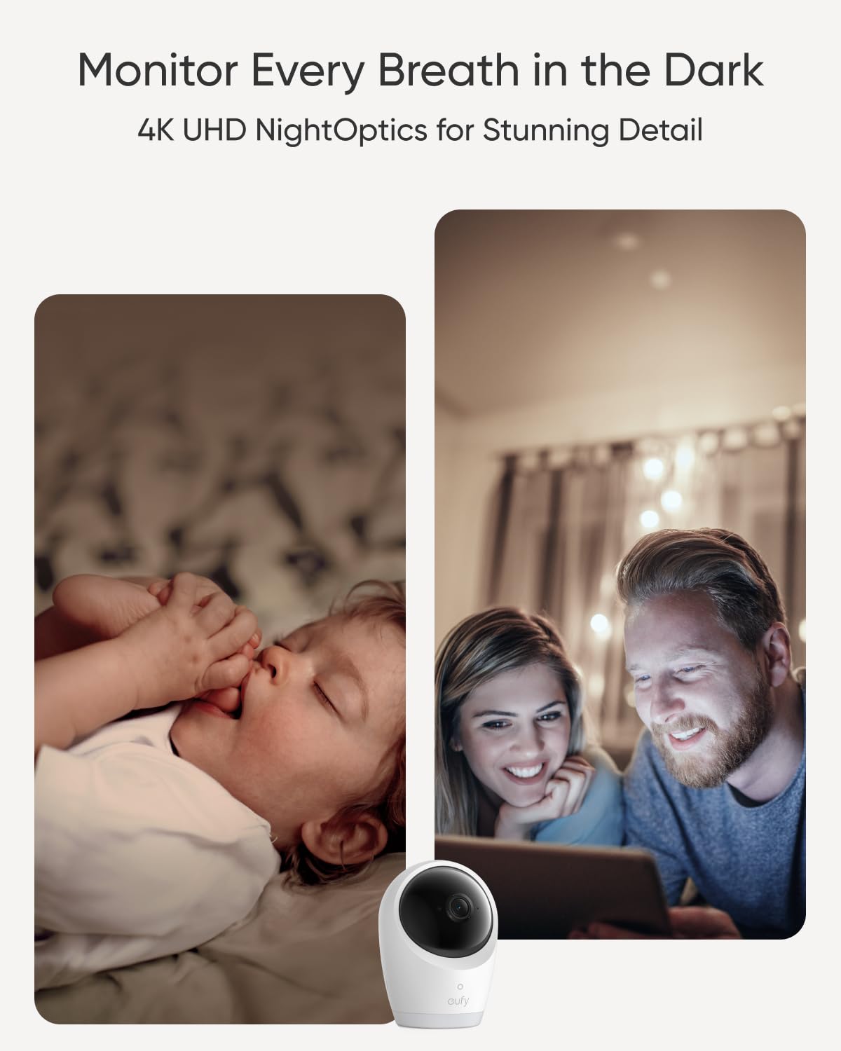 EUFY CAM E21 BABY MONITOR WHITE E8354221 thumbnail 9