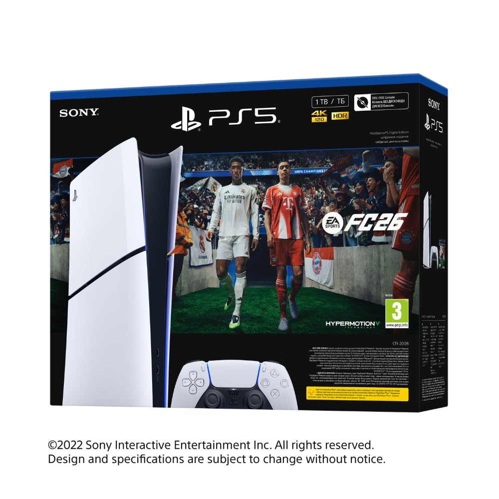 SONY PLAYSTATION 5 PRO FC26 DIGITAL EDITION 4K HDR 2TB CFI-7021B01Y thumbnail 10