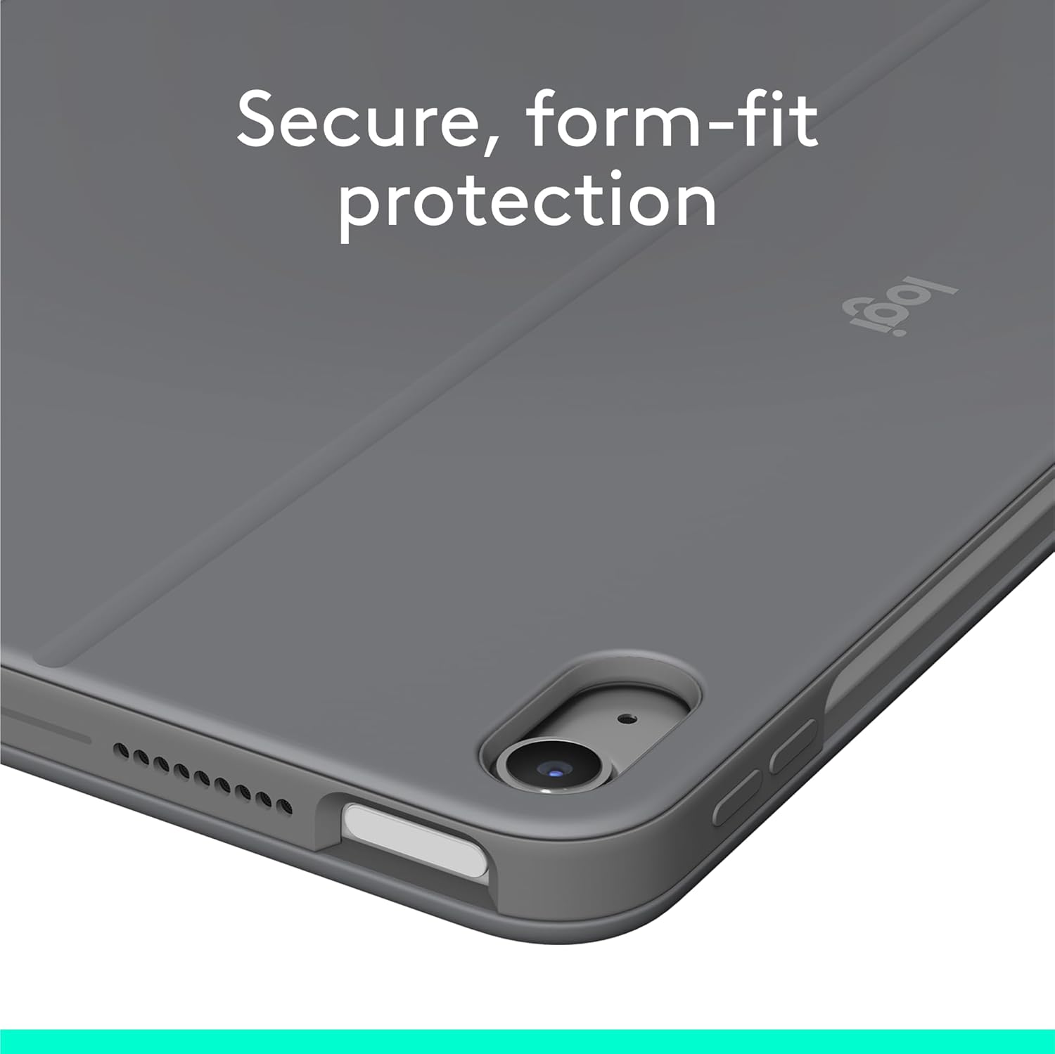 LOGITECH IPAD AIR 11 INCH (M2) AND IPAD AIR 5TH GENERATION COMBO TOUCH KEYBOARD CASE GRAY ARABIC 920-012637 thumbnail 13