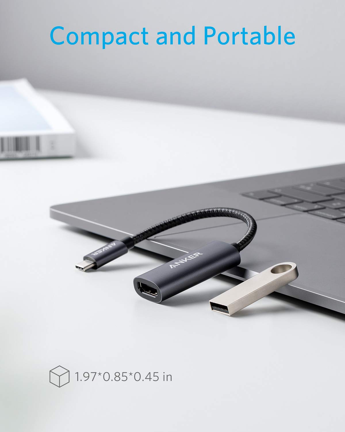 ANKER POWEREXPAND + USB-C TO HDMI ADAPTER GRAY A8312HA1 thumbnail 11