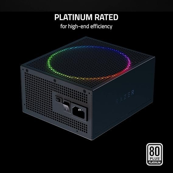 Razer Katana Chroma 850W Platinum Power Supply Unit (RC21-01840200-R3W1) - ARGB Lighting and Reliable Performance thumbnail 9