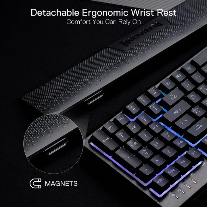 REDRAGON SHIVA 98 KEYS RGB WIRED GAMING KEYBOARD BLACK K515-RGB thumbnail 13