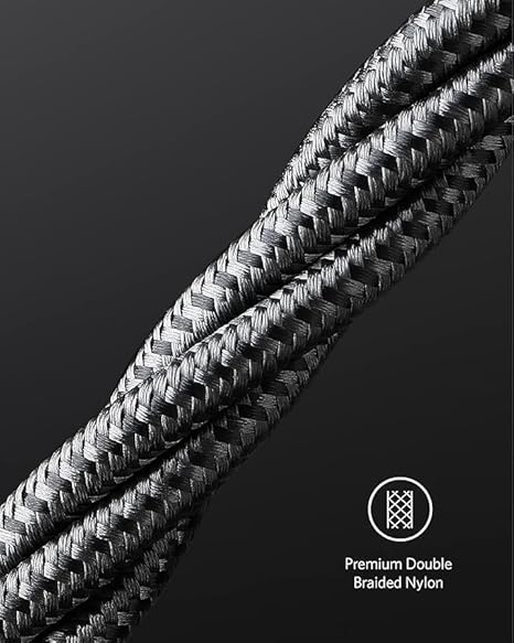 ANKER 322 USB C TO USB C  6FT 60W NYLON CABLE BLACK A8753H11 thumbnail 11