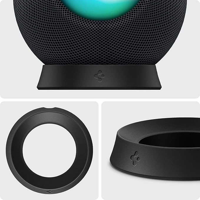 SPIGEN HOMEPOD MINI STAND SILICONE FIT BLACK AMP02781 thumbnail 11