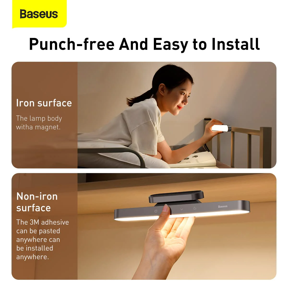 BASEUS MAGNETIC CHARGING DESK LAMP DARK GRAY DGXC-C0G thumbnail 14