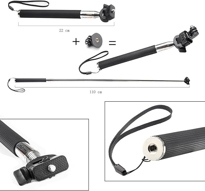 YHTSPORT 20 IN 1 GOPRO ACESSORIES ACTION CAMERA KIT thumbnail 9