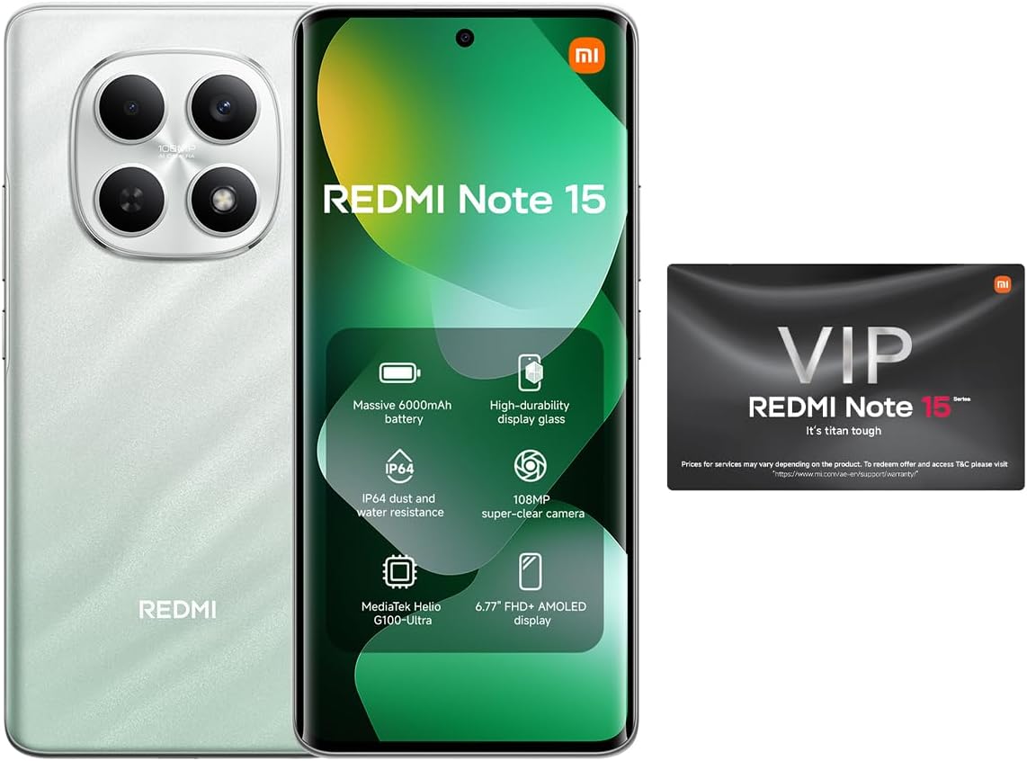 MI REDMI NOTE 15 8GB RAM 256GB ROM FOREST GREEN (4G) thumbnail 13