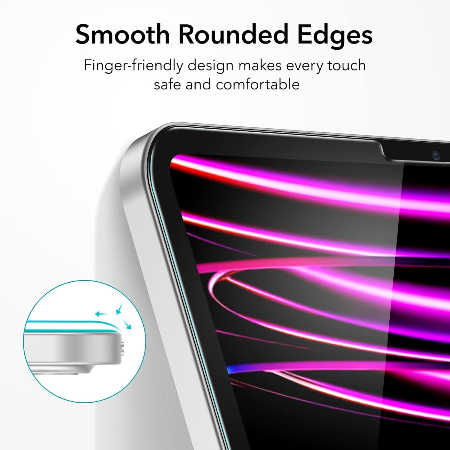 ESR IPAD PRO 12.9 INCH 3X GLASS SCREEN PROTECTOR CLEAR thumbnail 17