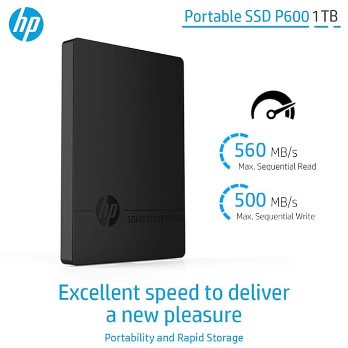 HP PORTABLE SSD P600 1TB 3XJ08AA thumbnail 5