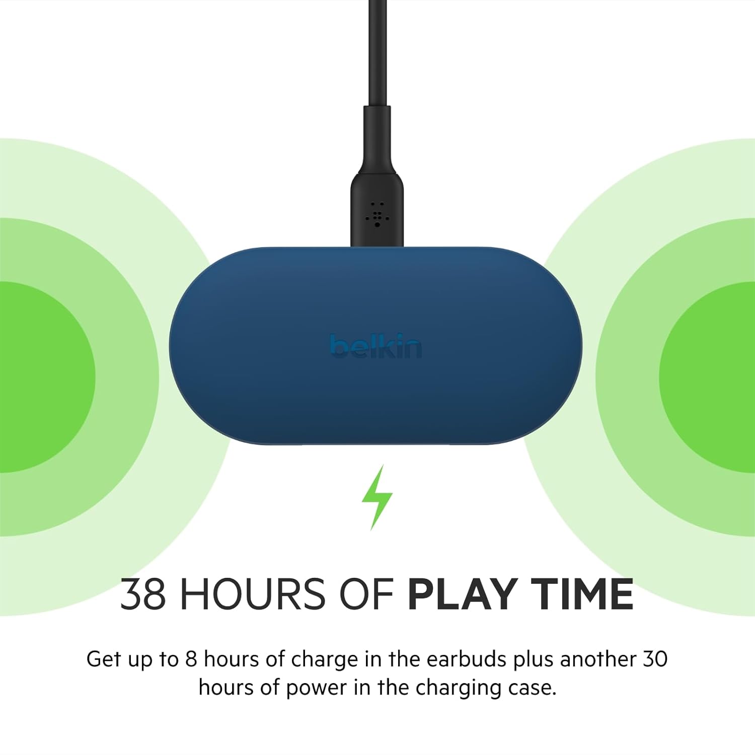 BELKIN SOUNDFORM PLAY TRUE WIRELESS EARBUDS BLUE C005 thumbnail 11