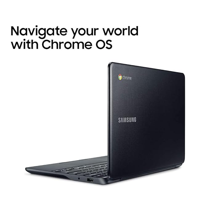 SAMSUNG 11.6  CHROMEBOOK 3 INTEL CELERON N3060 4GB RAM 16GB EMMC METALIC BLACK XE500C13-K04US thumbnail 7
