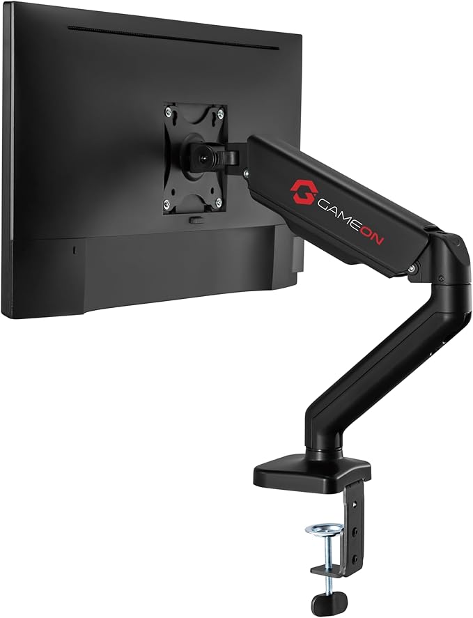 GAMEON SINGLE MONITOR ARM 17 TO 32 INCH BLACK GO-5336 thumbnail 9
