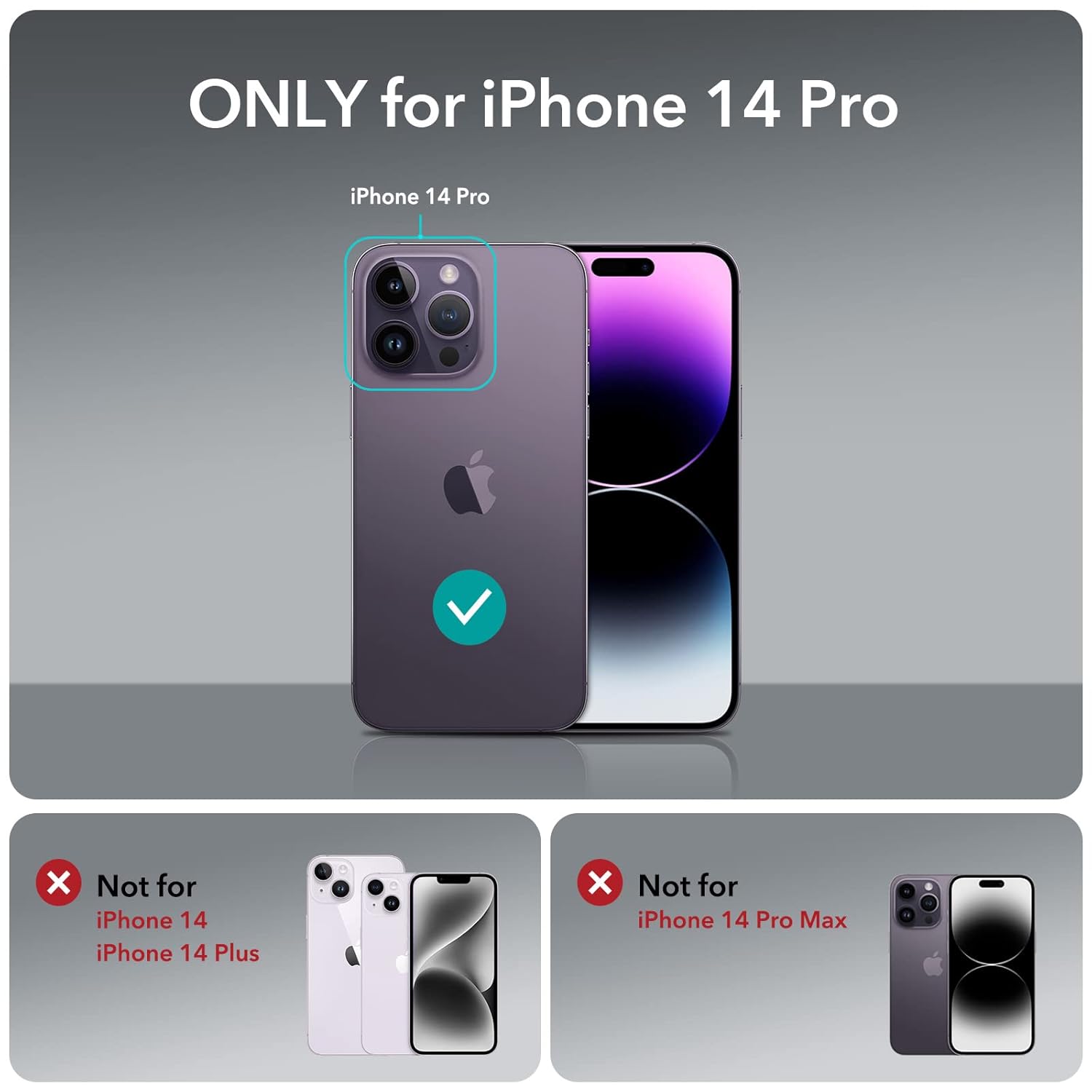 ESR IPHONE 14 PRO AIR ARMOR HALO LOCK PROTECTION MAGNETIC CASE FROSTED BLACK thumbnail 9