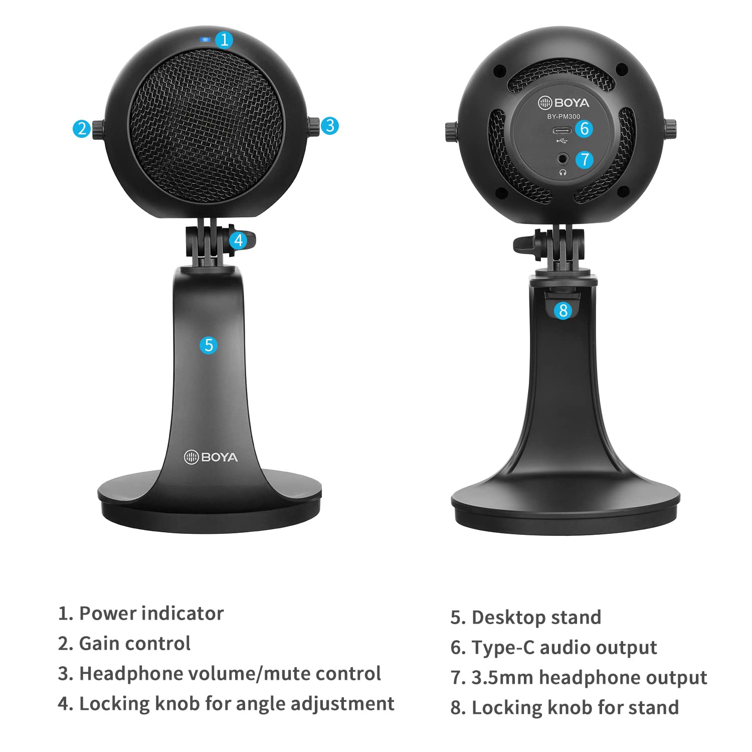 BOYA USB  MICROPHONE BY-PM300 thumbnail 13