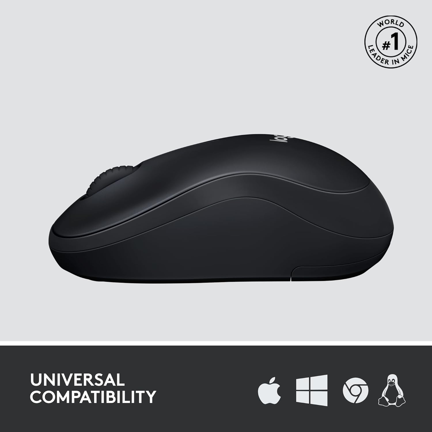 LOGITECH B220 SILENT WIRELESS MOUSE BLACK 910-005553 thumbnail 4