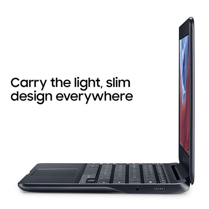 SAMSUNG 11.6  CHROMEBOOK 3 INTEL CELERON N3060 4GB RAM 16GB EMMC METALIC BLACK XE500C13-K04US thumbnail 10