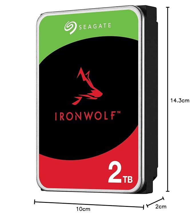 SEAGATE IRONWOLF 3.5 2TB INTERNA HARD DRIVE ST2000VN003 thumbnail 3