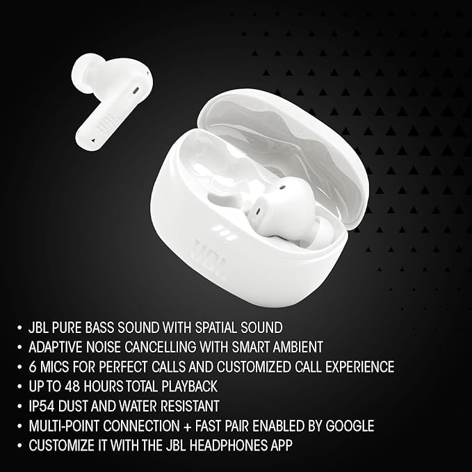 JBL Tune Beam 2 True Wireless Earbuds - Noise Cancelling, Powerful Sound, Comfortable Fit thumbnail 41