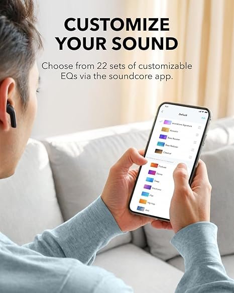 Anker Soundcore K20i True Wireless Earbuds - Crystal Clear Sound, Comfortable Fit thumbnail 7