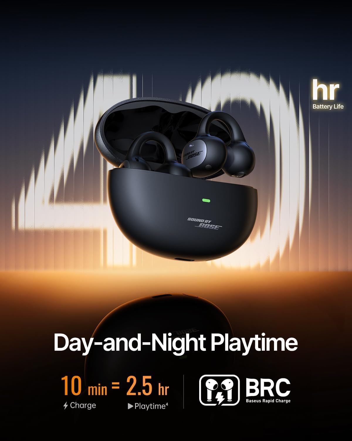BASEUS INSPIRE XC1 OPEN EAR TRUE WIRELESS EARBUDS STARLIGHT OFF-COSMIC BLACK A0102802 thumbnail 15