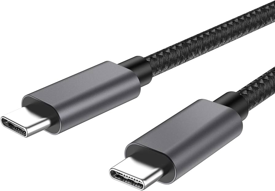 BLUPEBBLE POWERFLOW PD 100W USB-C TO USB-C 1.2M BRAIDED CABLE-GRAY BP-PFFLAT1.2M100W-GY thumbnail 3