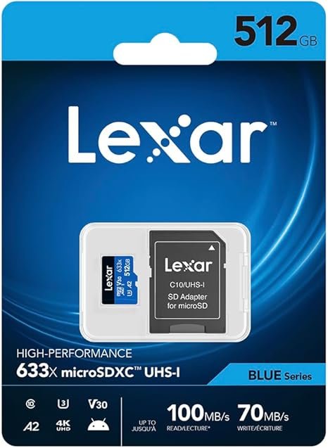 Lexar® High-Performance 633x microSDHC™/microSDXC™ UHS-I Card - Blue Series, Fast and Reliable Storage for Mobile Devices thumbnail 14