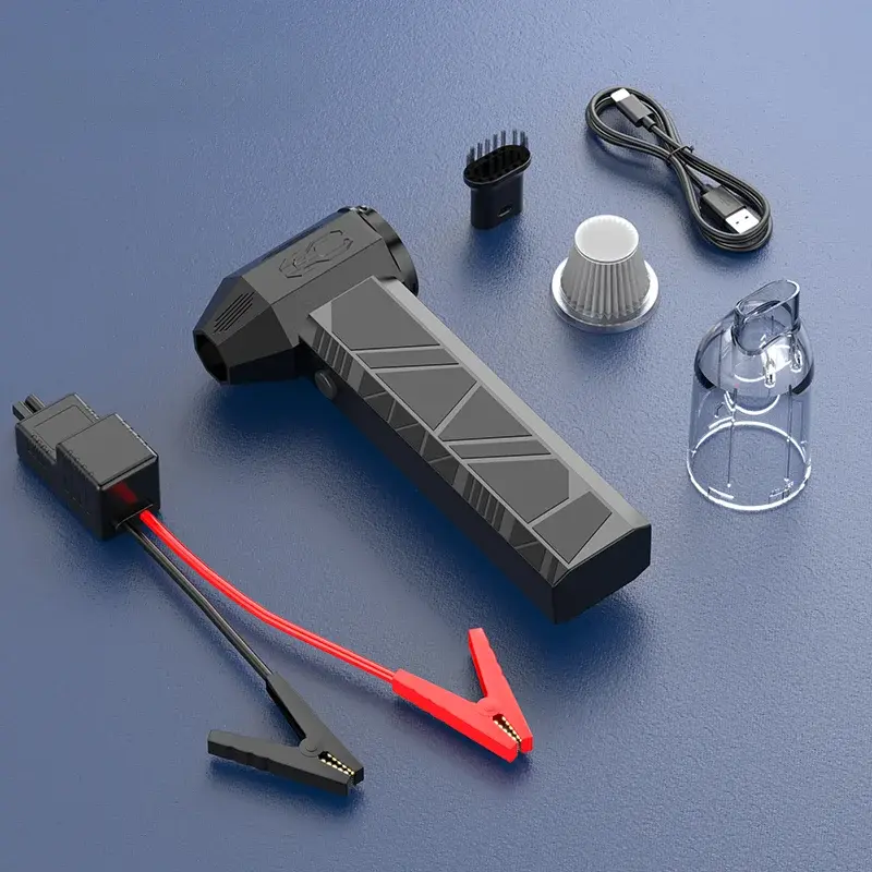 GREEN LION JUMP STARTER BLOWER VACUUM POWER BANK 12000MAH GREY JX-82 GNJUMSTJX82GY thumbnail 6