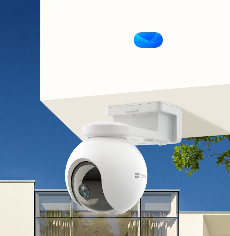 EZVIZ CB8 Smart Home Camera - 2K Resolution, 360° View, Battery-Powered, AI Detection thumbnail 4