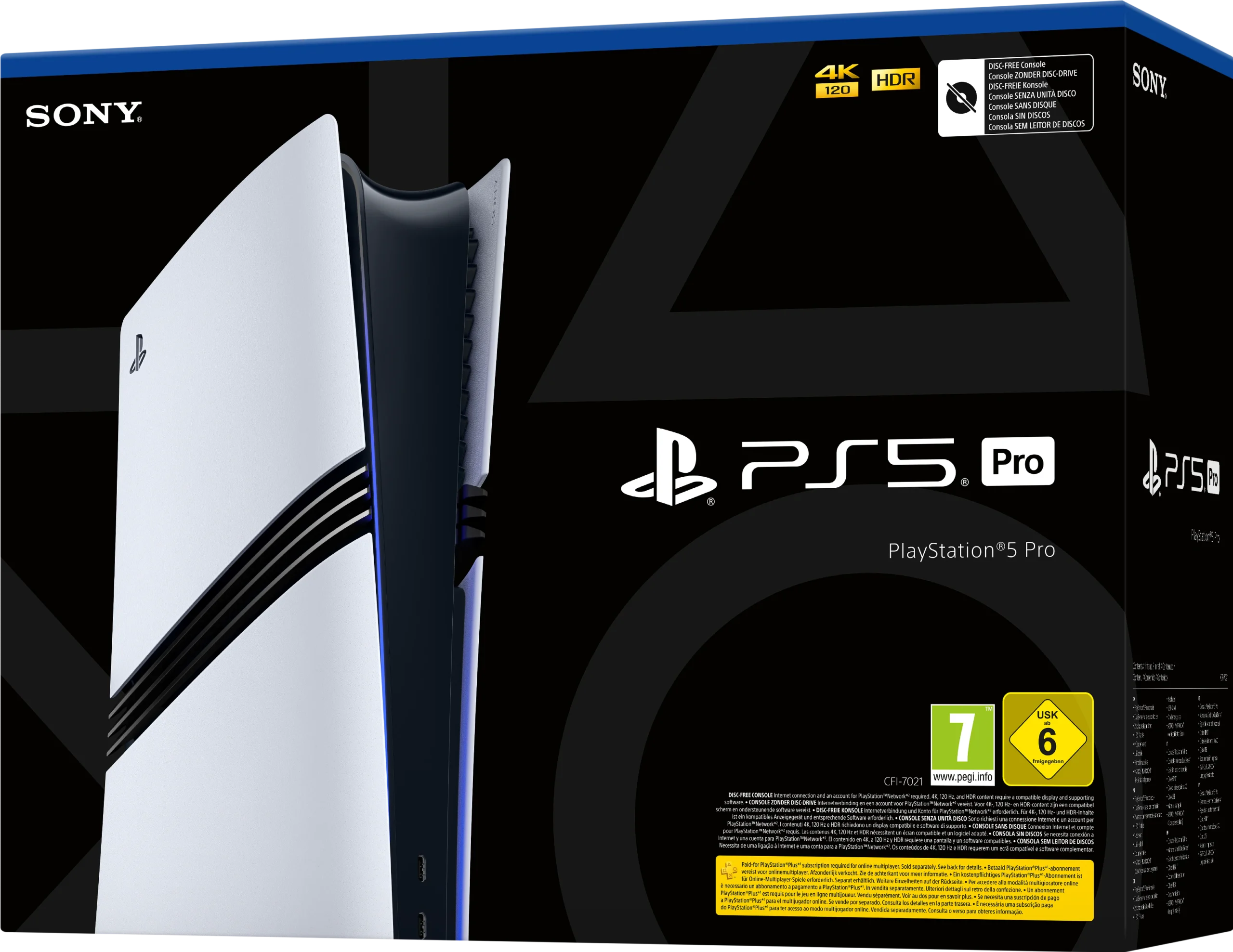 Sony PlayStation 5 Pro Digital Edition (2TB, 4K HDR, CFI-7021) - Ultimate Next-Gen Gaming Console thumbnail 7