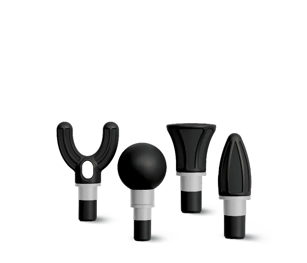 PORODO LIFESTYLE EASEON HANDHELD MASSAGER BLACK-GRAY PDLFSTJ14BKGY thumbnail 3