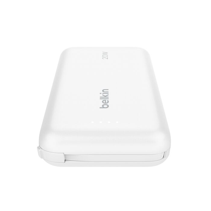 BELKIN BOOST CHARGE POWER BANK 10K WITH INTEGRATED CABLE 20W WHITE BPB021HQWH thumbnail 8