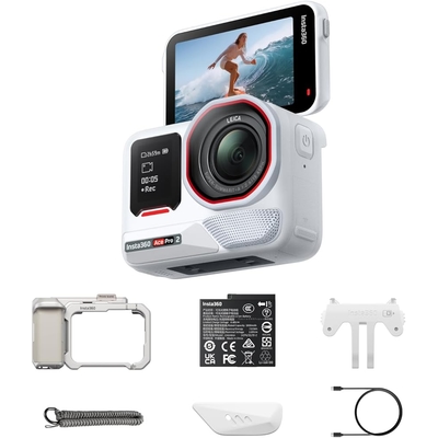 INSTA 360 ACE PRO 2 8K AI-POWERED ACTION CAMERA WITH SINGLE BATTERY WHITE CINSBBGA thumbnail 11
