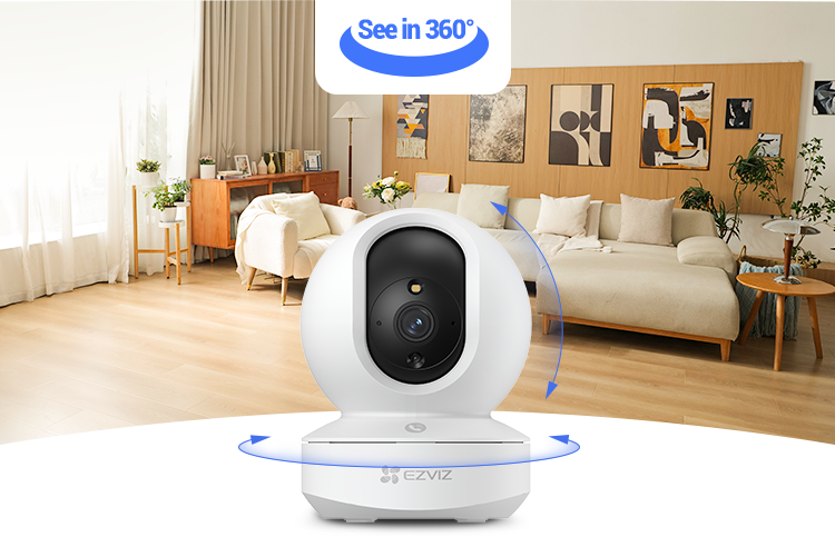 EZVIZ TY1 Pro Smart Home Camera - Full HD 1080P, 360° Pan, Motion Detection thumbnail 5