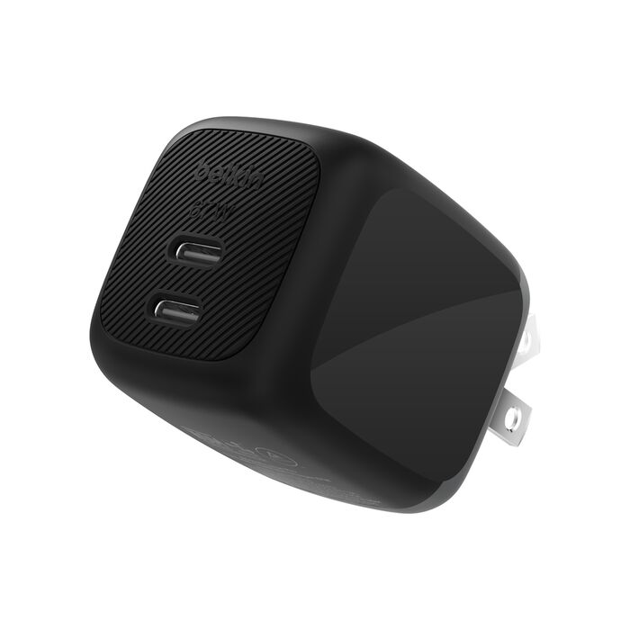 BELKIN BOOST CHARGE PRO DUAL USB C 67W GAN WALL CHARGER BLACK WCH020MYBK thumbnail 5