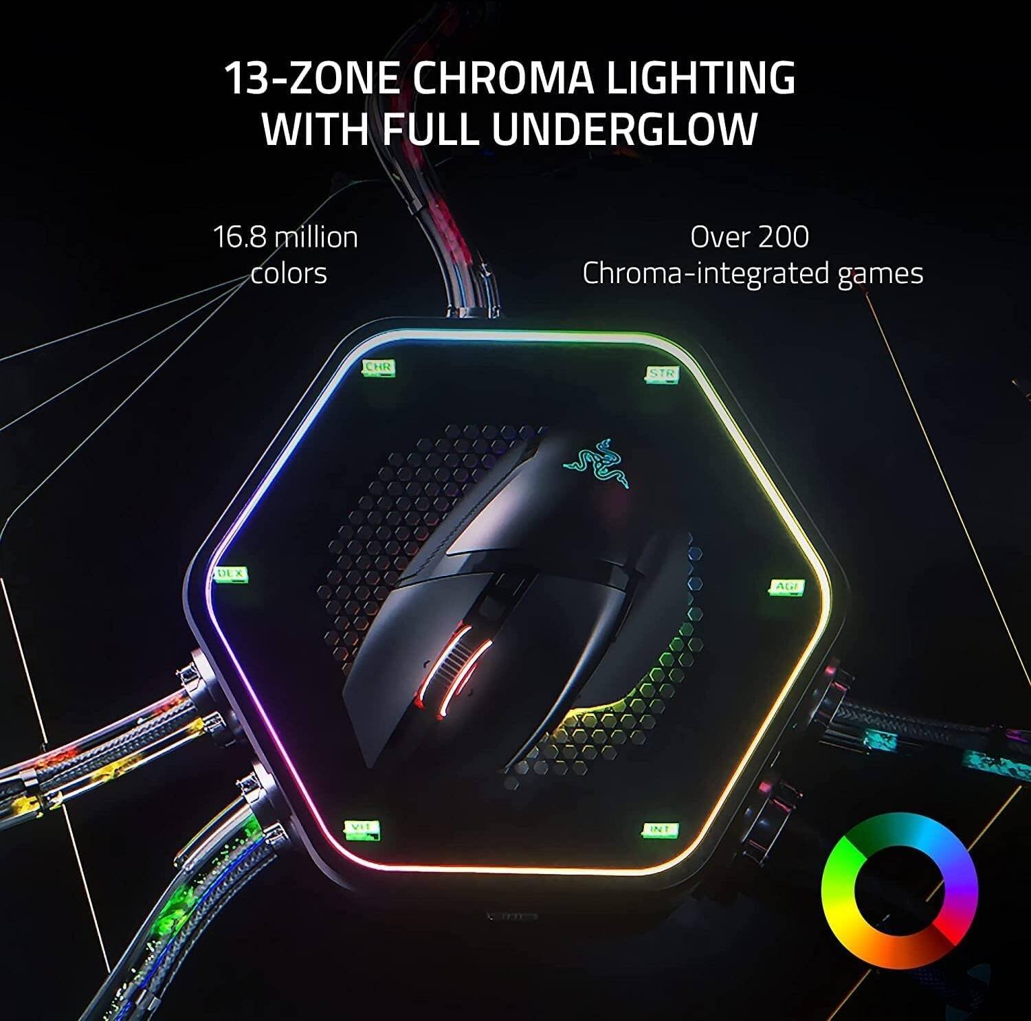 Razer Basilisk V3 Pro 35K Wireless Gaming Mouse (Black, RZ01-05240100-R3G1) - Ultra-Precise and Customizable for Gamers thumbnail 10